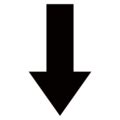 An arrow, pointing down, often used to point at something or for people who are asking directions. ⬇️ Downwards Black Arrow Emoji
