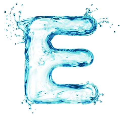 Water Text Font Alphabet Photos Water Art Alphabet