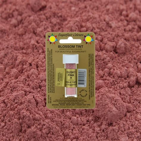 Sugarflair Dusky Pink Edible Lustre Blossom Tints Dusting Colour
