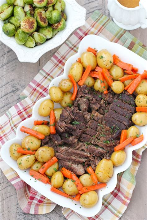 It contains a lot of collagen, but not fat. Instant Pot Chuck Roast With Potatoes and Carrots - Olga's ...