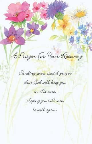 A Prayer For Your Recovery Religious Get Well Card Christian