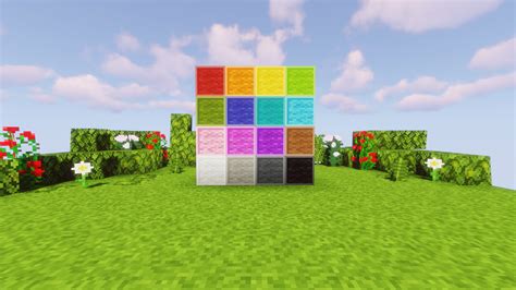 Zulus Outlined Wool Minecraft Texture Pack