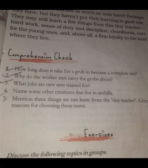 Can Anybody Give Me These Answers English Reading Comprehension