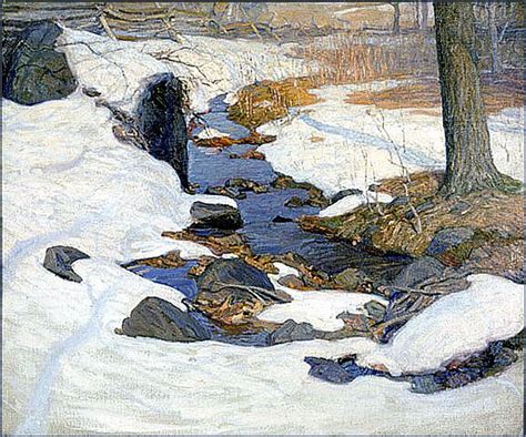 Brandywine Hill Country Untitled Brook In Winter By Nc Wyeth