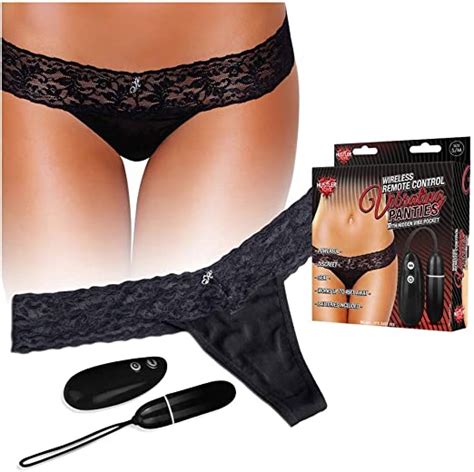 Hustler Wireless Remote Control Vibrating Panties Medium Large Black Amazonca Clothing