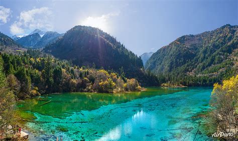 Five Flower Lake National Park Jiuzhaigou China