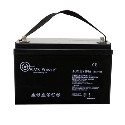 The Inverter Store 12 Volt Battery 100 Amp Agm Deep Cycle
