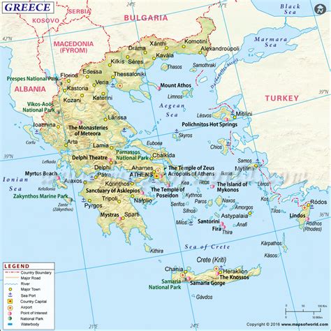 Greece Map Map Of Greece Collection Of Greece Maps