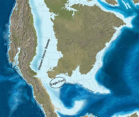 Late Cretaceous Period Map