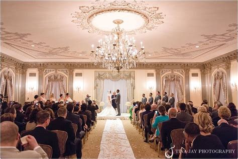 Hotel Dupont Wedding Ceremony Ceiling Lights Chandelier Light