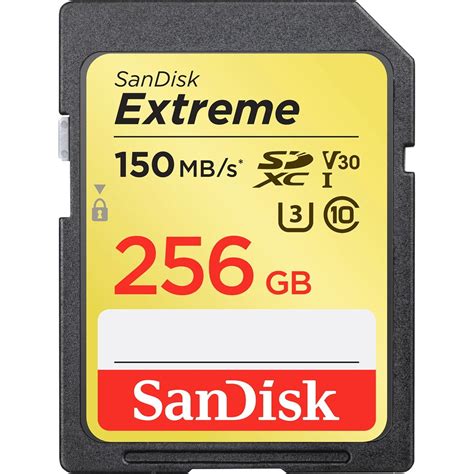 Sandisk Extreme 256 Gb Class 10uhs I U3 Sdxc