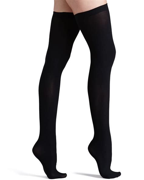 commando up all night opaque thigh highs thigh high tights thigh highs black opaque tights