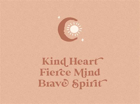 Kind Heart Brave Spirit Boho Quote Print Boho Wall Decor Etsy In 2021