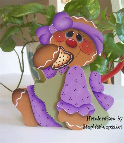 Gingerbread Girl Shelf Sitter Gingerbread Crafts Christmas Crafts Xmas Crafts