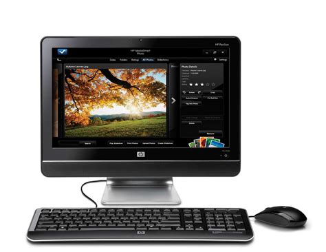 Hp Pavillion All In One Ms225 Pc Front View