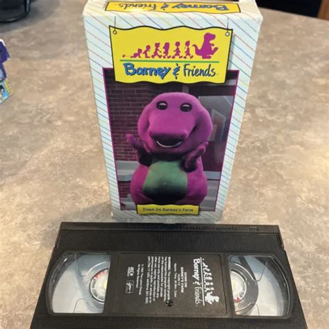 Barney And Friends Down On Barneys Farm Time Life Video Vhs 1992