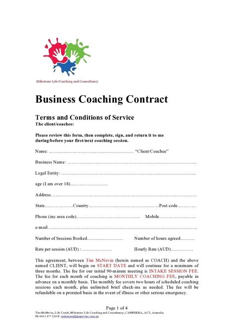 40 Free Business Contract Templates And Agreement Examples