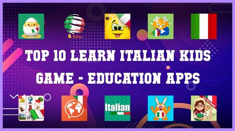 Top 10 Learn Italian Kids Game Android Apps Youtube