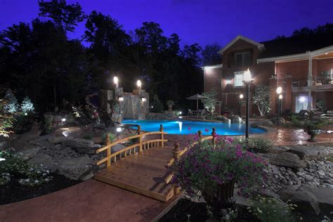 Private Estate 7 Tropical Pool Cincinnati By Shehan Pools Houzz