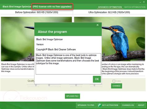 Black Bird Image Optimizer Giveaway License Key 2022