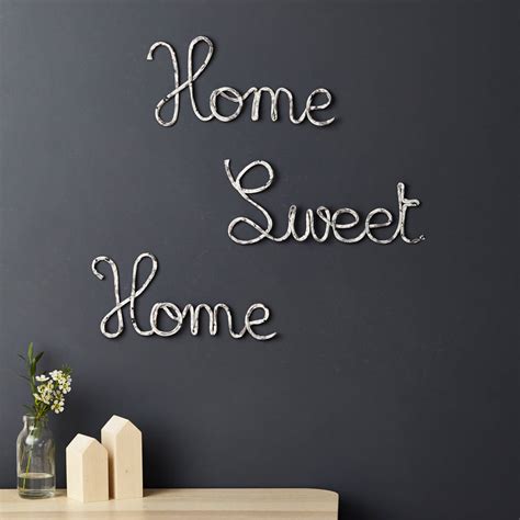 Home Sweet Home Liberty And Wire Sign By Little Cloud