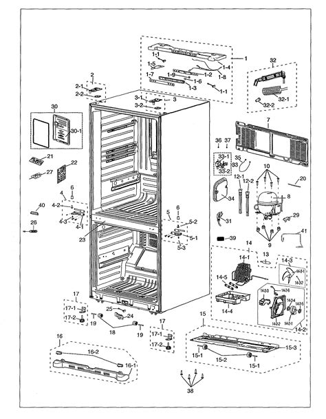 Refrigerator's capillary tube replacement (penggantian pipa kapiler pada kulkas). Samsung RF18HFENBSR/US-00 bottom-mount refrigerator parts | Sears PartsDirect