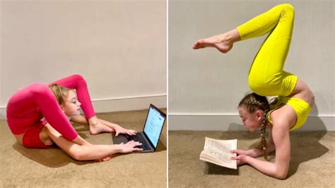 Teen Contortionist Loves To Do Her Homework In Incredible Positions Metro News