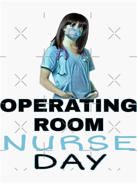 Operating Room Nurse Day 14th November Sticker For Sale By Rochashirt