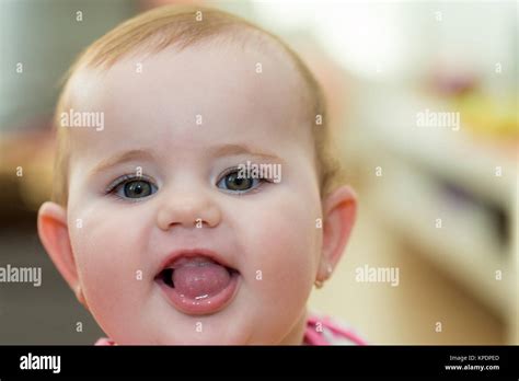 Happy Cute Little Girl Stock Photo Alamy