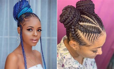 Braided hairstyles for girls with long hairs. 23 Braided Bun Hairstyles for Black Hair | StayGlam