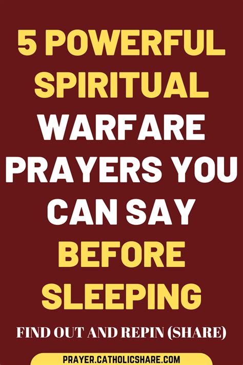 5 Powerful Spiritual Warfare Prayers You Can Say Before Praying