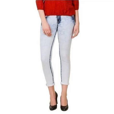 Plain Blue Ladies Faded Jeans At Rs 425piece In New Delhi Id 17440731897