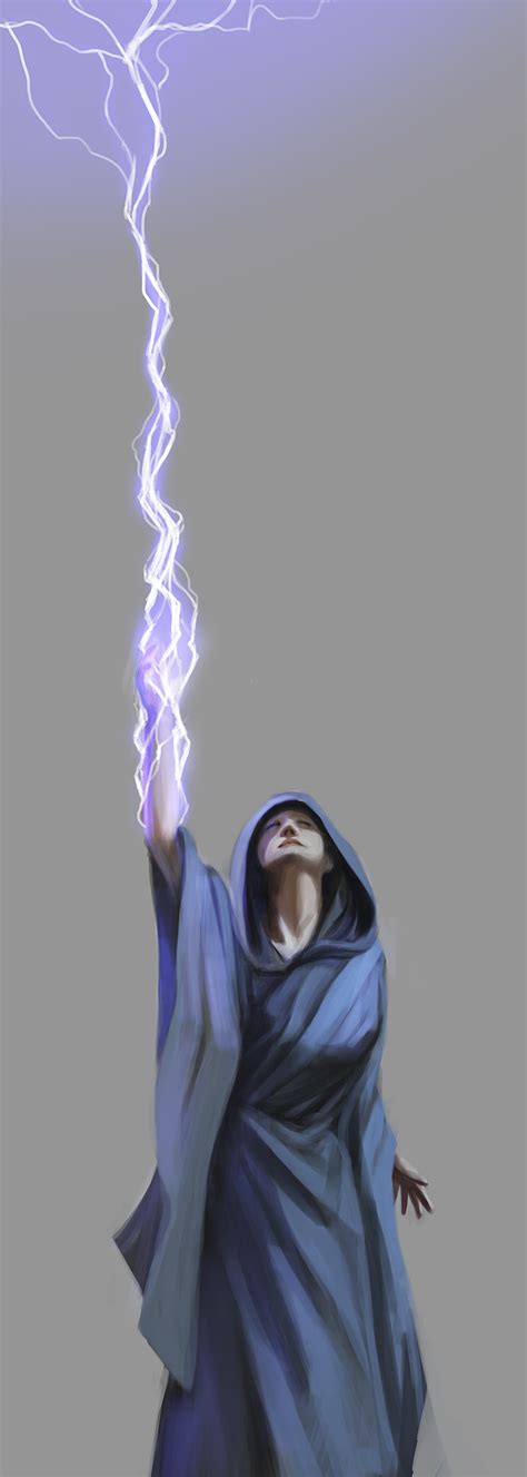 Three Rivers Deep Book Series Wizard Sketch Lightning Wizard