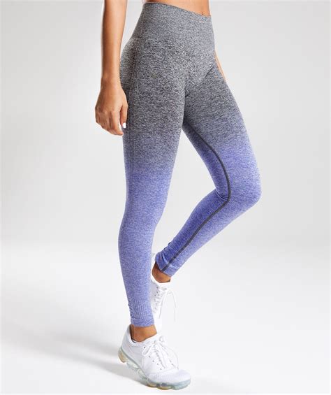 Gymshark Ombre Seamless Leggings Indigoblack Seamless Leggings