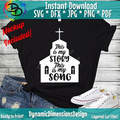 This is my story this is my song. Christian svg, Hymn, This Is My Story This Is My Song SVG ...