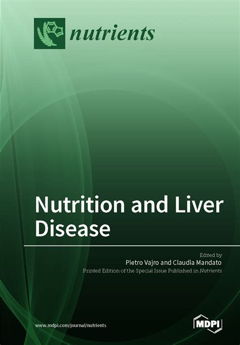 Nutrition And Liver Disease Mdpi Books