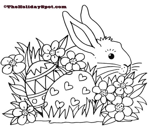 Bunny Coloring Pages Hard Coloring Pages