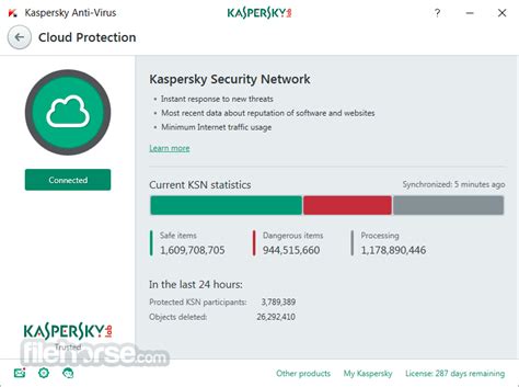After that trial period (usually 15 to 90 days) the user can decide whether to buy the software or not. Kaspersky Anti-Virus 2018 18.0.0.405 Download for Windows ...