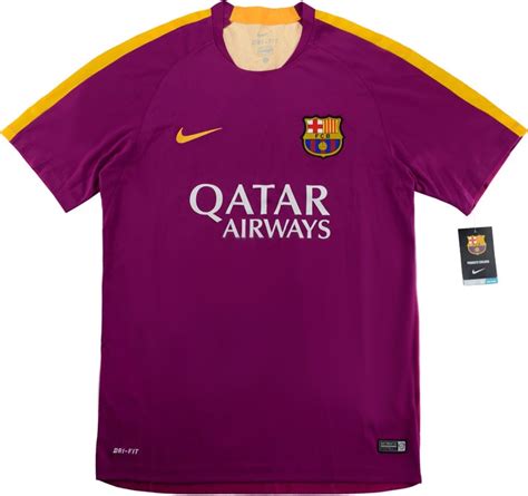 2015 16 Barcelona Nike Pre Match Training Shirt