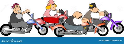 Lady Bikers Motorcycle Illustration 124449878