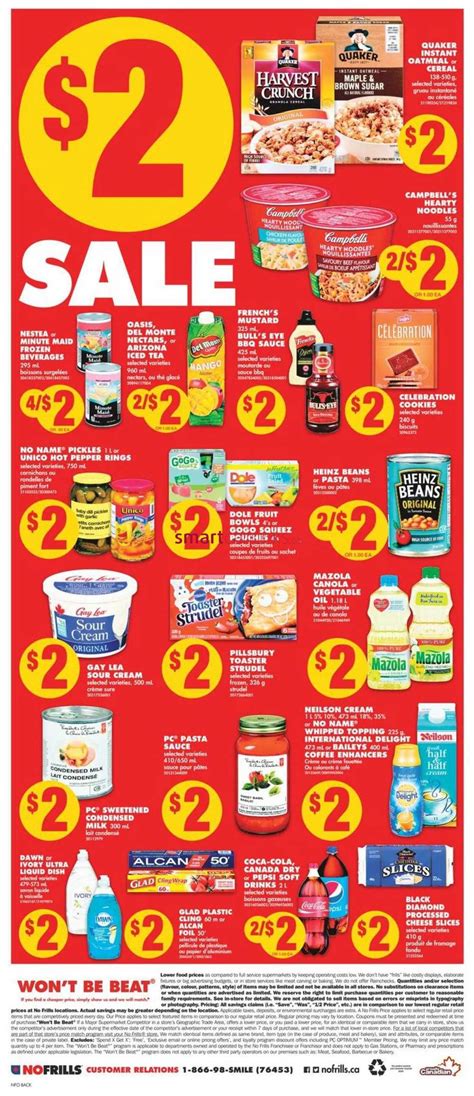 No Frills On Flyer May 28 To June 3