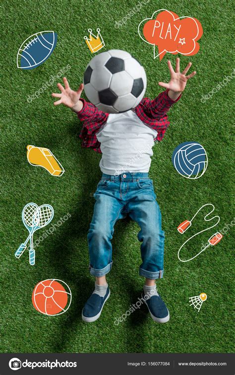 Boy With Soccer Ball — Stock Photo © Arturverkhovetskiy 156077084