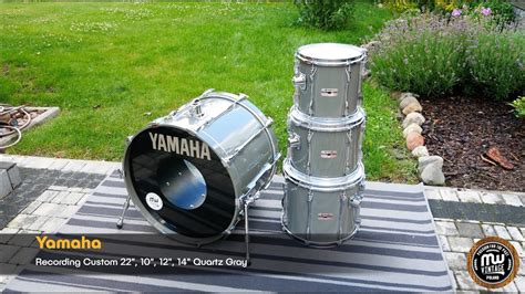 Mw Vintagepl Yamaha Recording Custom 22 10 12 14 Quartz Grey