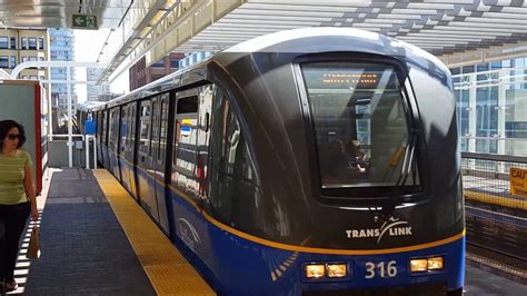 Translink Skytrain Millenniumexpo Line Trains At New Westminster