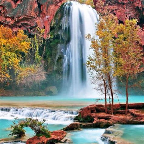 I Love The Sound Of Waterfalls Waterfall Wallpaper Beautiful