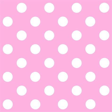 Pink And White Polka Dot Wallpaper Clipart Free To Use Clip Art
