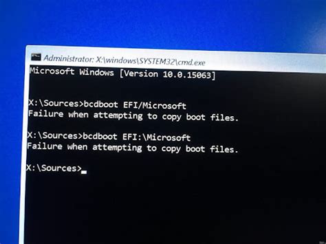Fix Bcdboot Failure When Attempting To Copy Boot Files 3 Ways