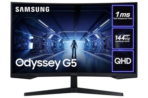 Buy Samsung Odyssey G5 Lc32g55tqwrxxu 32 1000r Curved Gaming Monitor 144hz 1ms 1440p Qhd