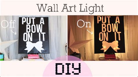 One person's idea of the perfect wall art will be totally different from the next, so focus on what you are most drawn to, but keep an open mind. DIY Light/Lamp Wall Art - Home Decor - YouTube