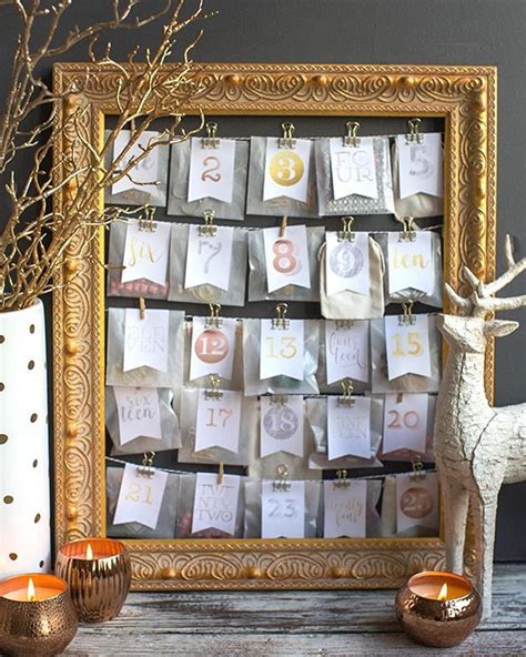 Therefore spreading the cost of gifts somewhat. Our version of an advent calendar... Mixed faux metallic ...